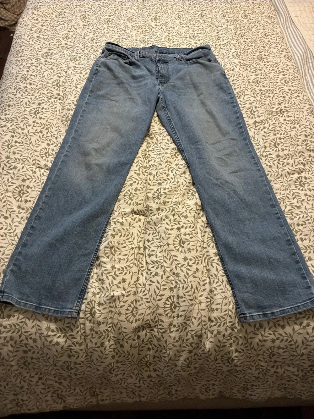 L.L. Bean Men’s Straight Leg Light Blue Denim Jeans
